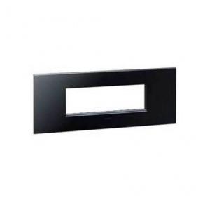 Legrand Arteor Graphite Cover Plate With Frame, 6 M, 5757 42